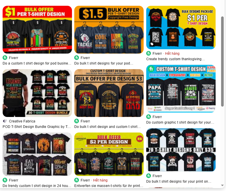 học thiết kế áo thun POD